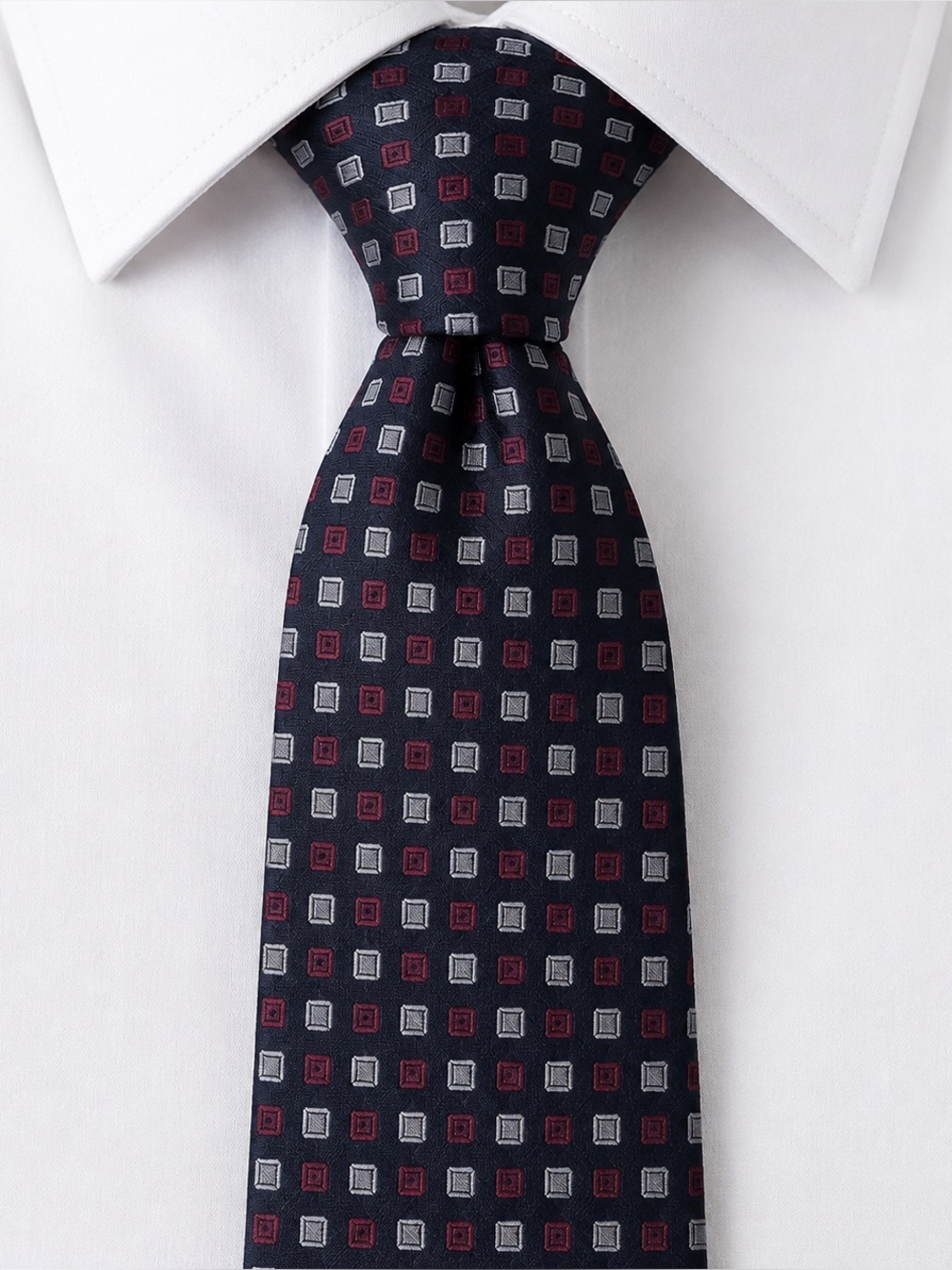 Calvin Klein Box pattern Silk Necktie